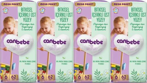 Bebek Bezi Beden:6 (15-27KG) Exstra Large 248 Adet Mega Avantaj Fırsat Pk