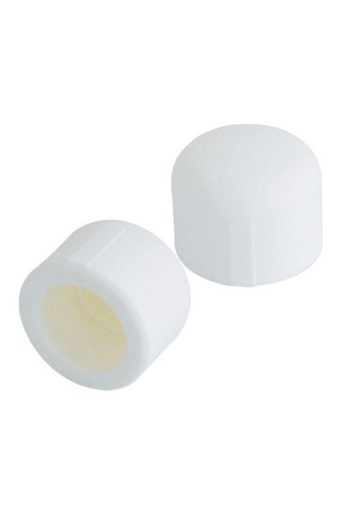 Kapama Başlığı 20 Mm Pprc Plastik - Beyaz (25 Adet)