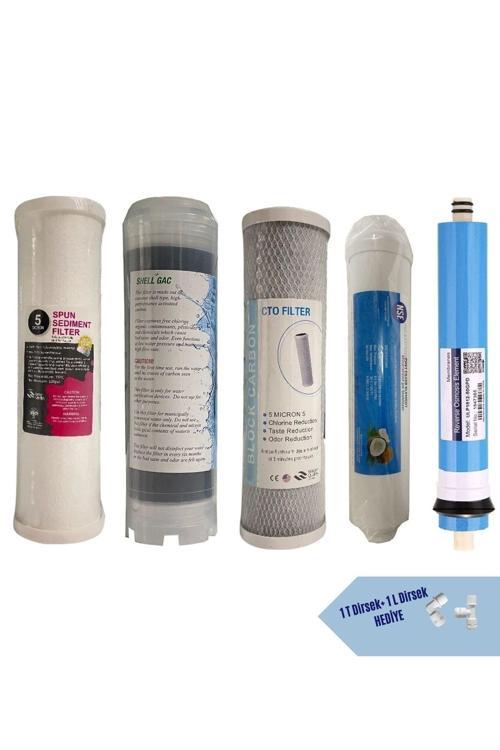 Ihlas Aura Cebilon Uyumlu Açık Kasa Su Arıtma 5'Li Lüx 10" Filtre Seti
