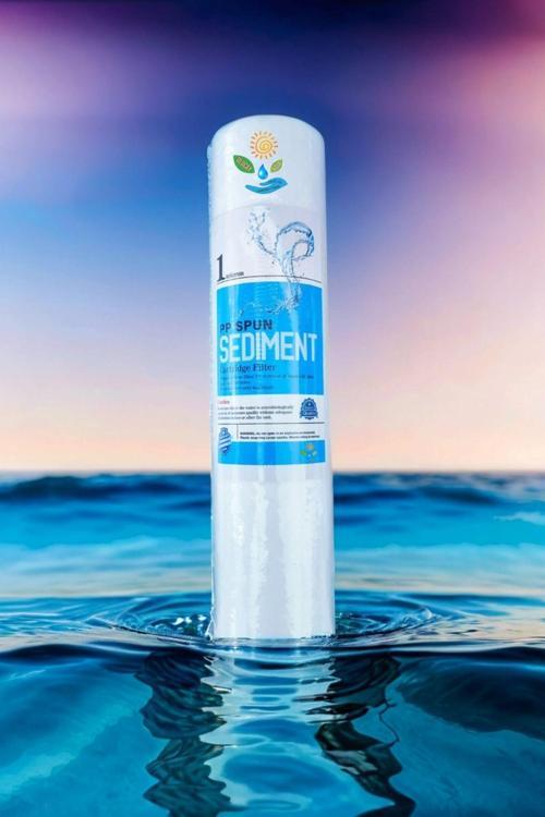 Su Arıtma Cihazı Filtresi 1 Micron Sediment Filtresi 10" Spun Filtre Açık Kasa Ve Bina Girişi Uyumlu