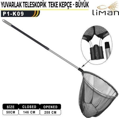 Yuvarlak Teleskopik Teke Kepçe Büyük