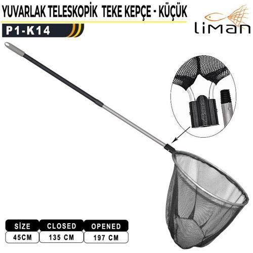 Yuvarlak Teleskopik Teke Kepçe Küçük