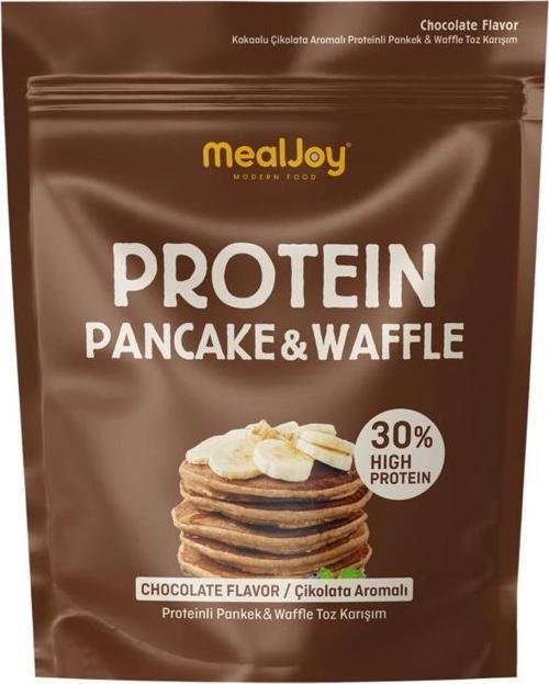 Mealjoy Protein PANCAKE & WAFFLE 600 gr Yüksek Proteinli Çikolata Aromalı