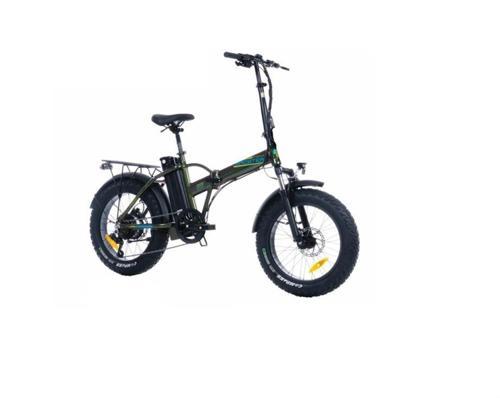 BROSTER VALCO FAT BIKE ELEKTRİKLİ KATLANIR BİSİKLET 42CM MD 20 JANT 7 VİTES METALİK YEŞİL