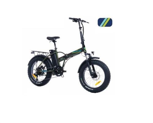 BROSTER VALCO FAT BIKE ELEKTRİKLİ KATLANIR BİSİKLET 42CM MD 20 JANT 7 VİTES METALİK MAVİ