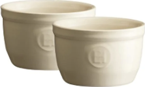 Fırın Kabı Ramekin No.9 2´li Set Ekru/Clair 0,15 lt