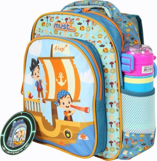 585001 Mavi Korsan Gemisi Anaokulu Sırt Çantası-Mavi
