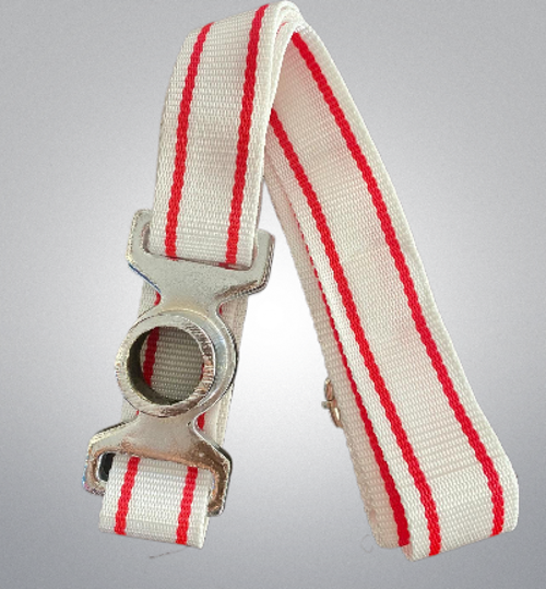 BANDO DAVUL FLAMA BAYRAK TAŞIMA KEMERİ ASKISI KIRMIZI-BEYAZ