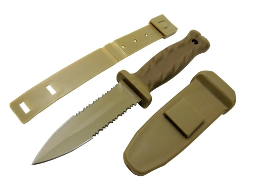 Knives S30v Haki Av Bıçağı 22cm - Testere Detaylı, Kılıflı