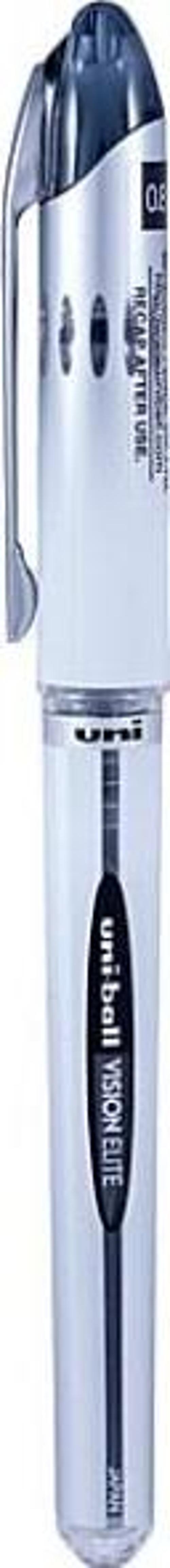 Ub-200 Roller Kalem Vision Elite Bilye Uç 0.8 Mm Siyah (12 Li Kutu)