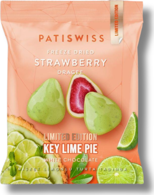 Beyaz Çikolatalı Misket Limonlu Çilek Draje, 50G