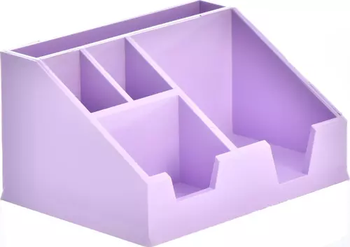 Masa Seti Kalemlik Organizer Pastel Mor KLM 208