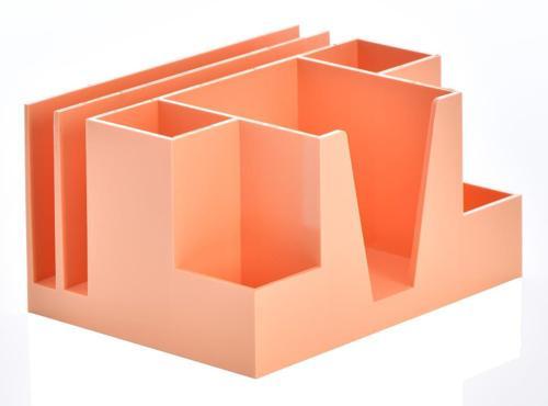 Masa Seti Kalemlik Organizer Pastel Turuncu KLM 207