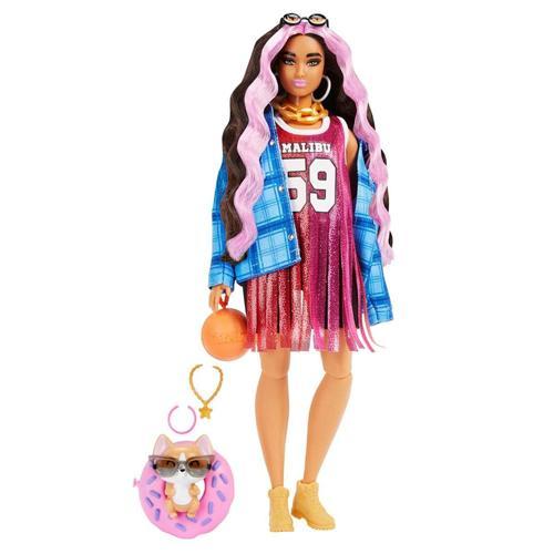 Oyuncak Barbie Extra Ekose Ceketli Bebek HDJ46