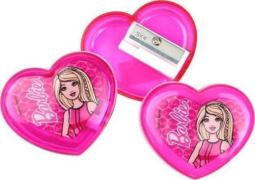 Kalemtraş Barbie Kalp B-021705 (24 Lü Paket)
