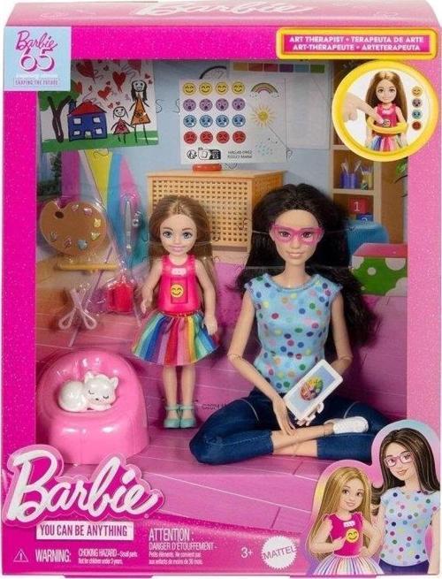 Oyuncak Barbie ve Chelsea Sanat Atölyesi Oyun Seti HRG48