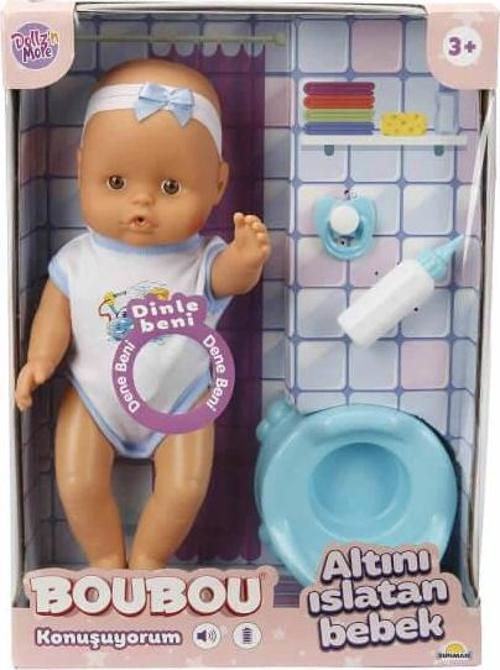 Oyuncak Boubou Altını Islatan Konuşan Bebek Seti 30Cm S02030121 (Karışık Renk 1 Adet)