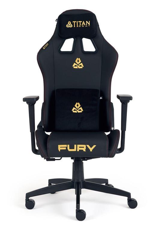 Fury Leather Gold Oyuncu Koltuğu Siyah