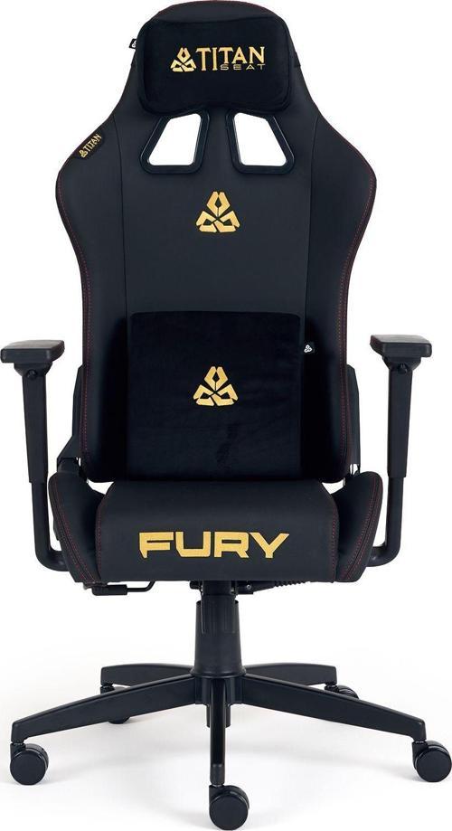 Fury Leather Gold Oyuncu Koltuğu Siyah