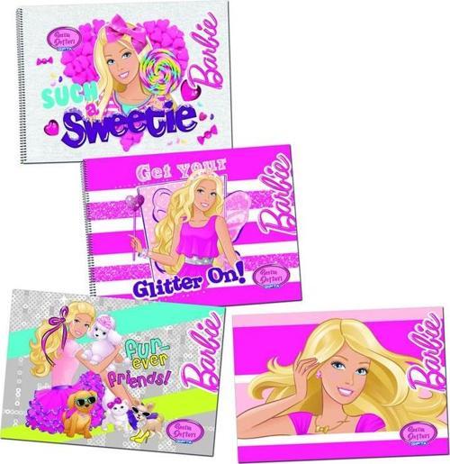 Barbie Spiralli Resim Defteri 25X35Cm 15 Yaprak (6 Lı Paket) 5452