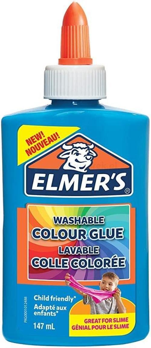 Elmer S Mat Renkli Sıvı Yapıştırıcı Mavi 147 Ml (Slime Yapıştırıcı) 2109500
