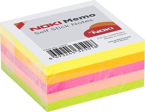Yapışkanlı Not Kağıdı 250 Yaprak 50X50Mm 5 Renk 12337 (24 Koçan)