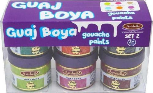 Guaj Boya 6 Lı Set-02 50 Cc Abs80050