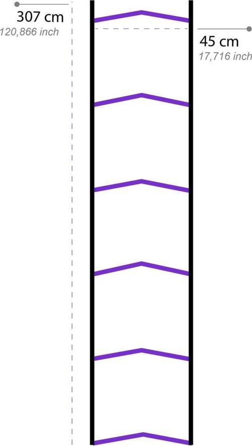 Antrenman Merdiveni 3 Metre 6 Çubuklu Idman Merdiveni