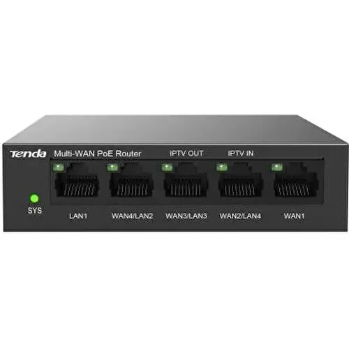 G0-5G-Poe 5 Port 4 Port Poe+ 10-100-1000 Switch Hub Çelik Kasa Poe Router
