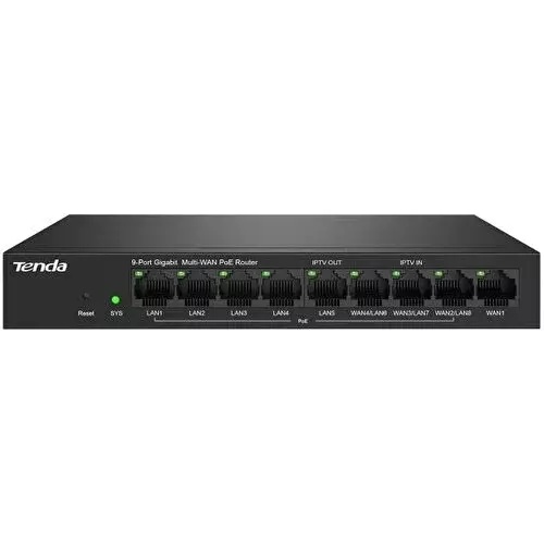 G0-8G-Poe 9 Port 8 Port Poe+ 10-100-1000 Switch Hub Çelik Kasa Poe Router