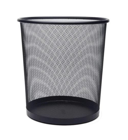 Ofis Çöp Kovası Metal Tam Perforeli 10 Litre Lacivert 854