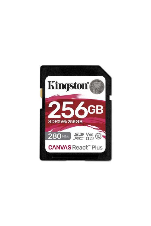 Sdr2V6-256Gb Canvas React Plus Sdxc Uhs-İi 280R-150W U3 V60 For Full Hd-4K Sd Hafıza Kartı