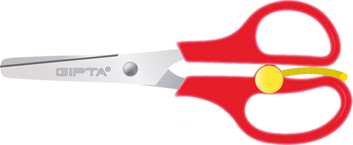 Okul Makası Yaylı Küt Uçlu Plastik 4 Renk K703000-5001 Asorti (1 Adet)