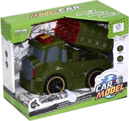 Oyuncak Sürtmeli Sesli Işıklı Askeri Araçlar (Karışık Model 1 Adet) 8899-4A