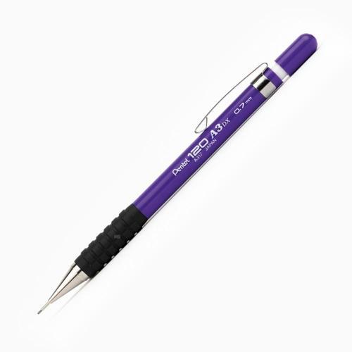 Versatil Kalem (Mekanik Kurşun Kalem) 0.7 Mm Genel Kullanım İçin Tutaçlı Mor Ya317-v