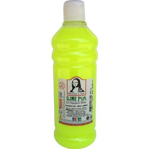 Fosforlu Slime Sıvı Yapıştırıcı 500 Ml. Sarı Sl-05-11