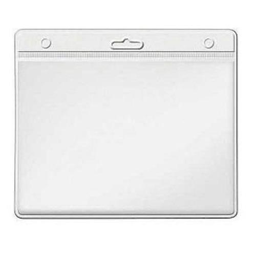 304 Yaka Kartı Poşeti 10.5 X 11 Cm Şeffaf 100 Lü (1 Paket 100 Adet)