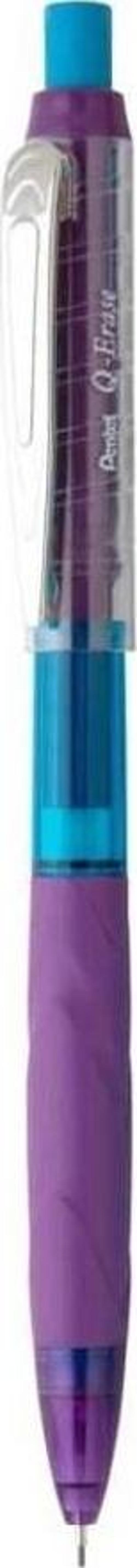 Versatil Kalem (Mekanik Kurşun Kalem) Metal Klipsli Büyük Boy Silgili Q-Erase 0.7 Mm Mor y-qe427-v