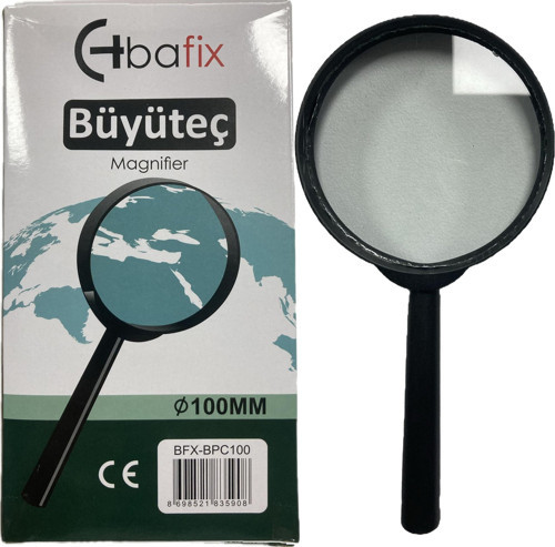 Büyüteç Plastik Çerçeveli 100 Mm Bfx-Bpc100