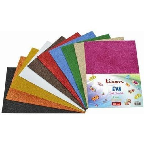 271822 Simli Eva Yapışkanlı 50X70 Cm 2Mm Renkli 10 Lu