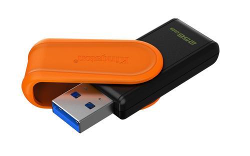 Dtxs-256Gb 256Gb Portable Usb 3.2 Gen1 Datatraveler Exodias (Black-Orange) Flash Bellek