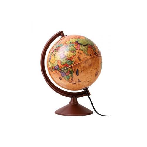Modern Dünya Küre Antik Işıklı 20 Cm 48205