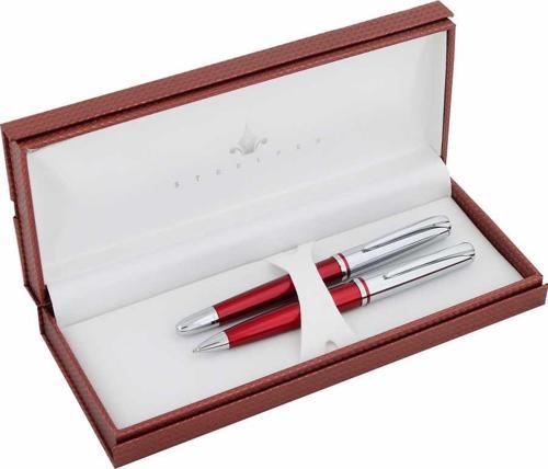 Steelpen 2353 Dolma Kalem + Tükenmez Kalem Set