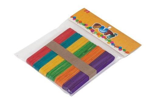 Ahşap Büyük Çubuk Renkli 50 Li 4605 (12 Paket)