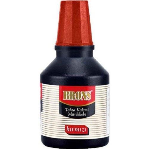 Br-352 Tahta Kalem Mürekkebi 30 Cc Kırmızı (12 Li Paket)