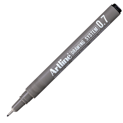 Ek-237 Drawing System Çizim Kalemi 0.7 Mm Siyah (12 Li Kutu)