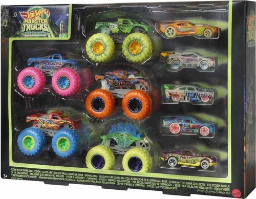 Oyuncak Hot Wheels Monster Trucks Karanlıkta Parlayan Araçlar Paketi HCB57