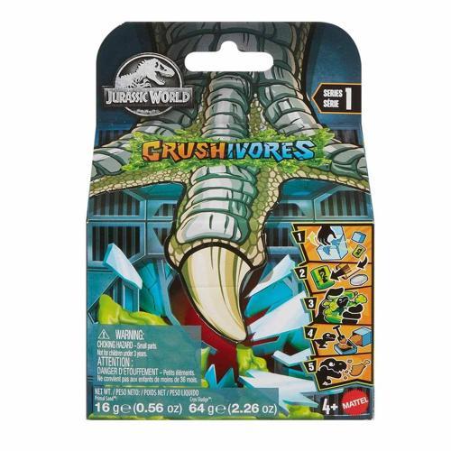 Oyuncak Jurassıc World Crushivores Serisi - Sürpriz Aksesuarlı Figürler HVB29