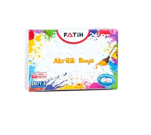Akrilik Boya 100 Ml Mavi (6 Lı Paket) FA55240ABMA