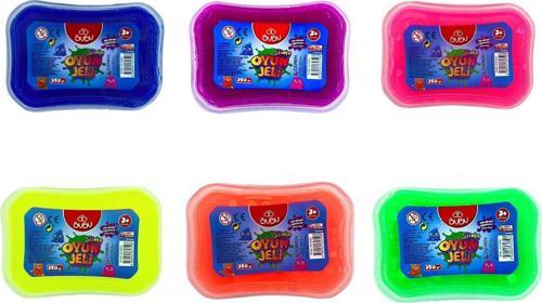 Oyun Jeli Slime Büyük Boy 350 Gram Karışık Renk Slm022 (12 Li Paket)